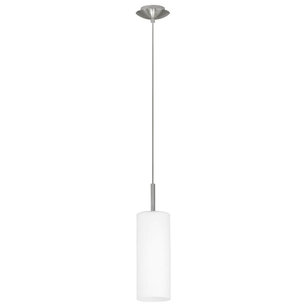 Eglo Argento/Bianco Lampada A Sospensione, Troy (E27) - Immagine 2