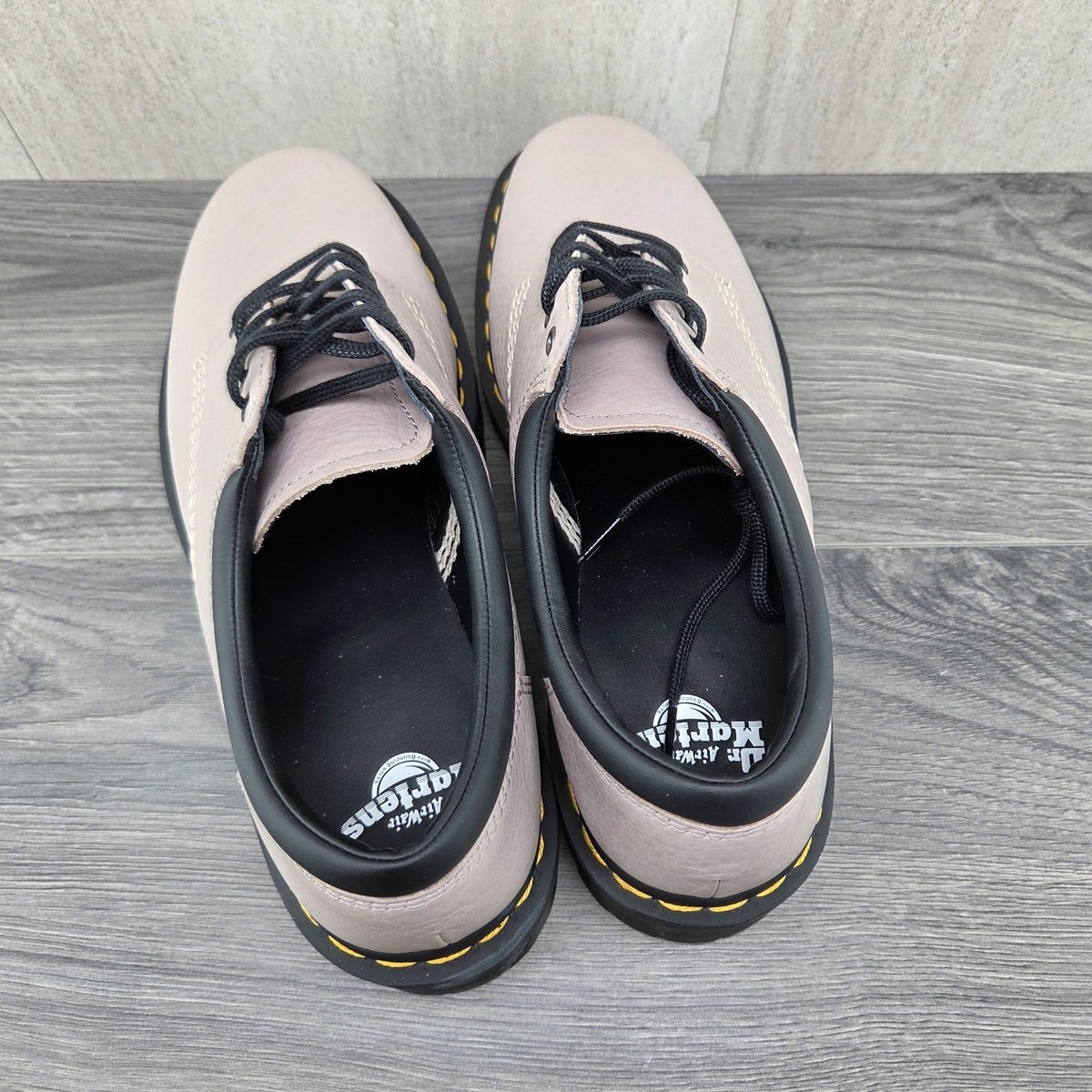 Dr. Martens 8053 Quad Platform Leather Shoes Mens 10 Womens 11 Grey Taupe 24690 Amazon.com | 8053 Quad Leather Platform Shoes | Motorcycle  main image 2