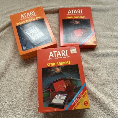 Atari 2600 Star Raiders Game Cartridge Touch Pad In Original Box! NOT TESTED