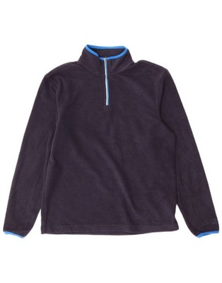 STARTER Herren Fleecepullover mit Reißverschluss am Ausschnitt UK 34/36 Small dunkelblau Polyester PY11