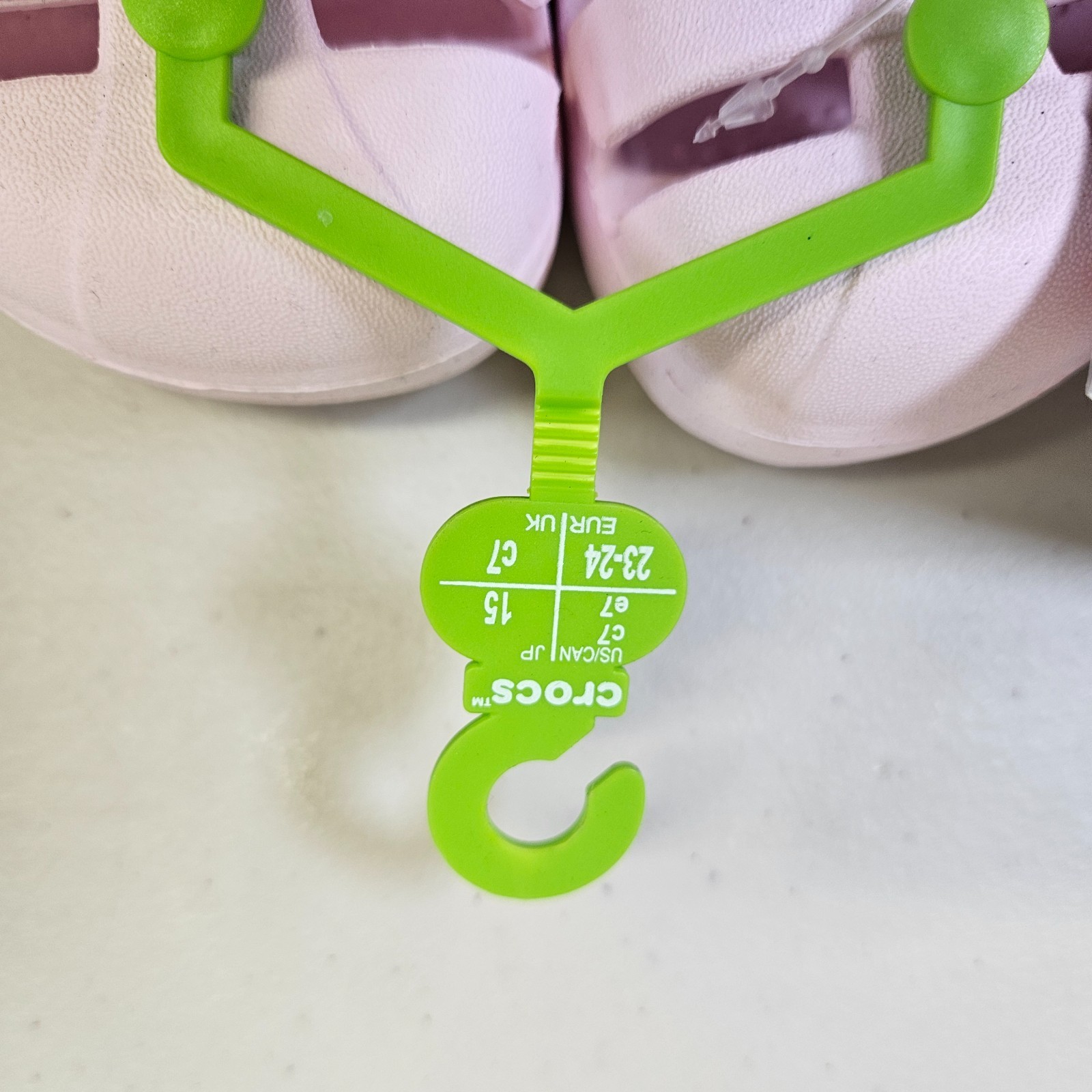 Crocs Classic Fisherman T Kids Sandals Pink C7 EU23-24 Lightweight Summer image 7