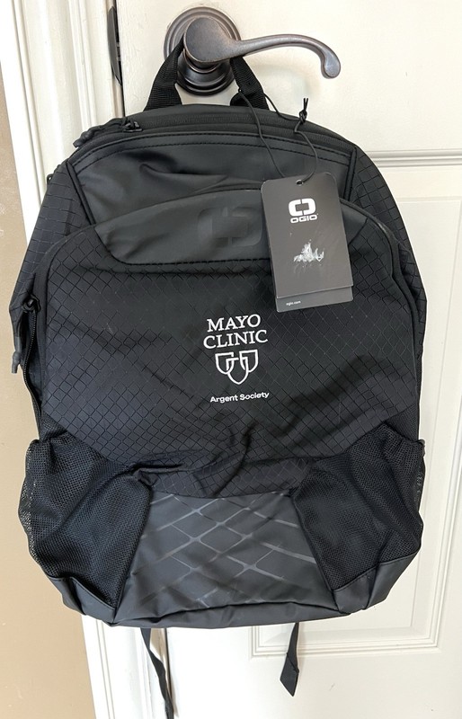 NWT MAYO CLINIC ARGENT SOCIETY Full Size OGIO Backpack Luggage Travel