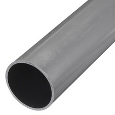 PVC Rigid Round Pipe 67.8mm ID 75mm OD 500mm Light Grey High Impact