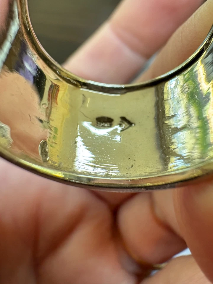 Anillo de Colección Silpada 'Cigar Band' en Plata de Ley SELLO 925 CON CAJA talla 8 Foto 3 de 4