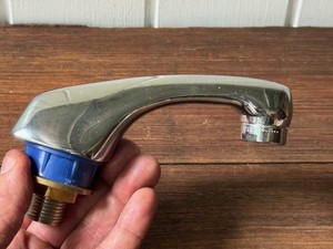 Vintage 1970's *NOS* CAROMA Chrome Bathroom Faucet Tap Spout Australian Made