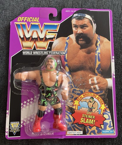 WWF Hasbro Rick Steiner Series 9 Figure With Card/...