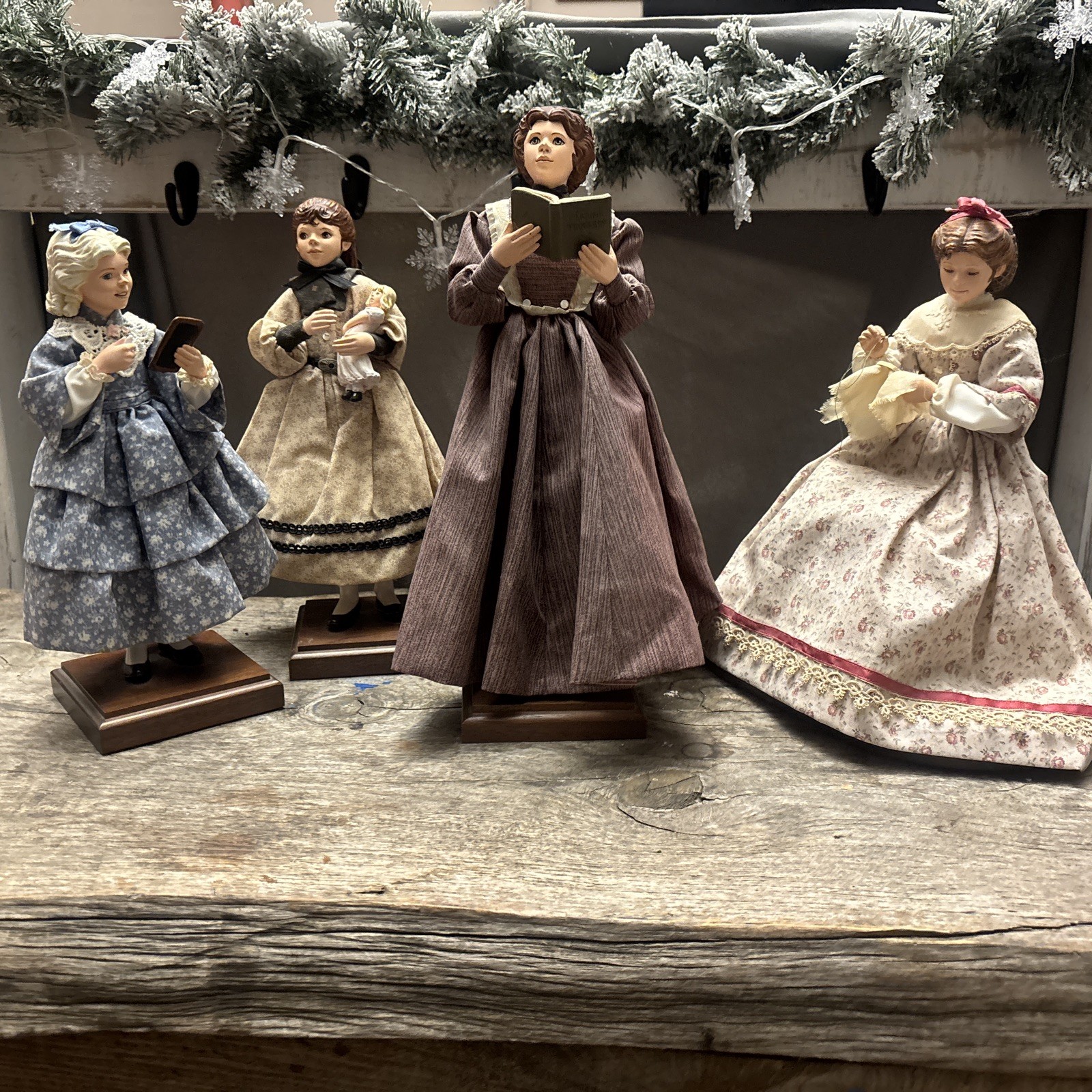 Simpich Rare Numbered Little Women Character Dolls Set Of 4 Meg Jo Beth Amy