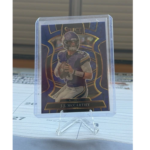 2025 Panini Select Prizm /249 #63 J.J. McCarthy Vikings Football Card