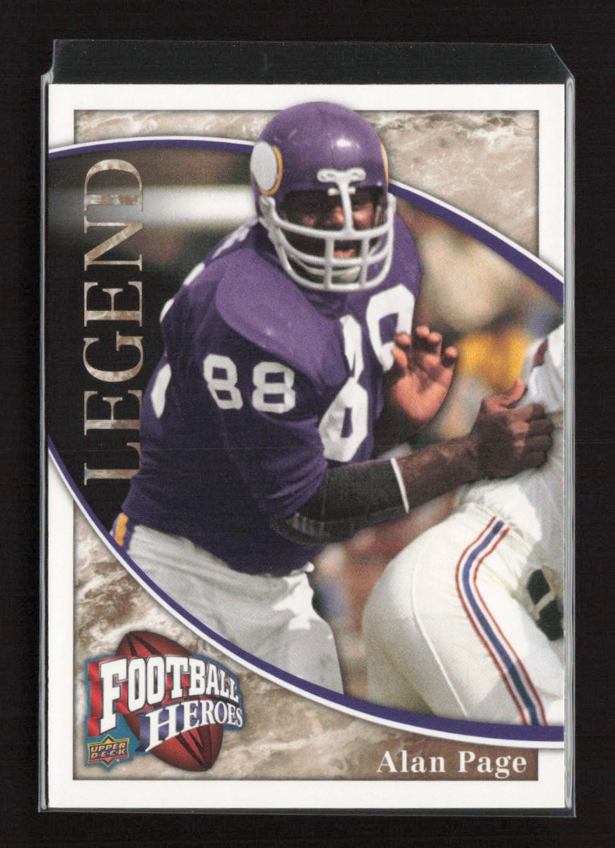 2009 Upper Deck Heroes #299 Alan Page Minnesota Vikings