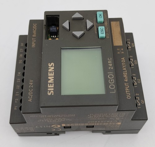 SIEMENS 6ED1052-1HB00-0BA5 LOGO 24RC LOGIC MODULE 6ED10521HB000BA5 - Picture 3 of 3