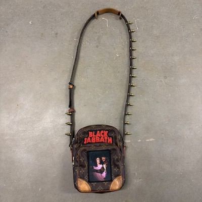 Custom Louis Vuitton Amazone Crossbody Shoulder Bag Monogram Canvas Punk Rock