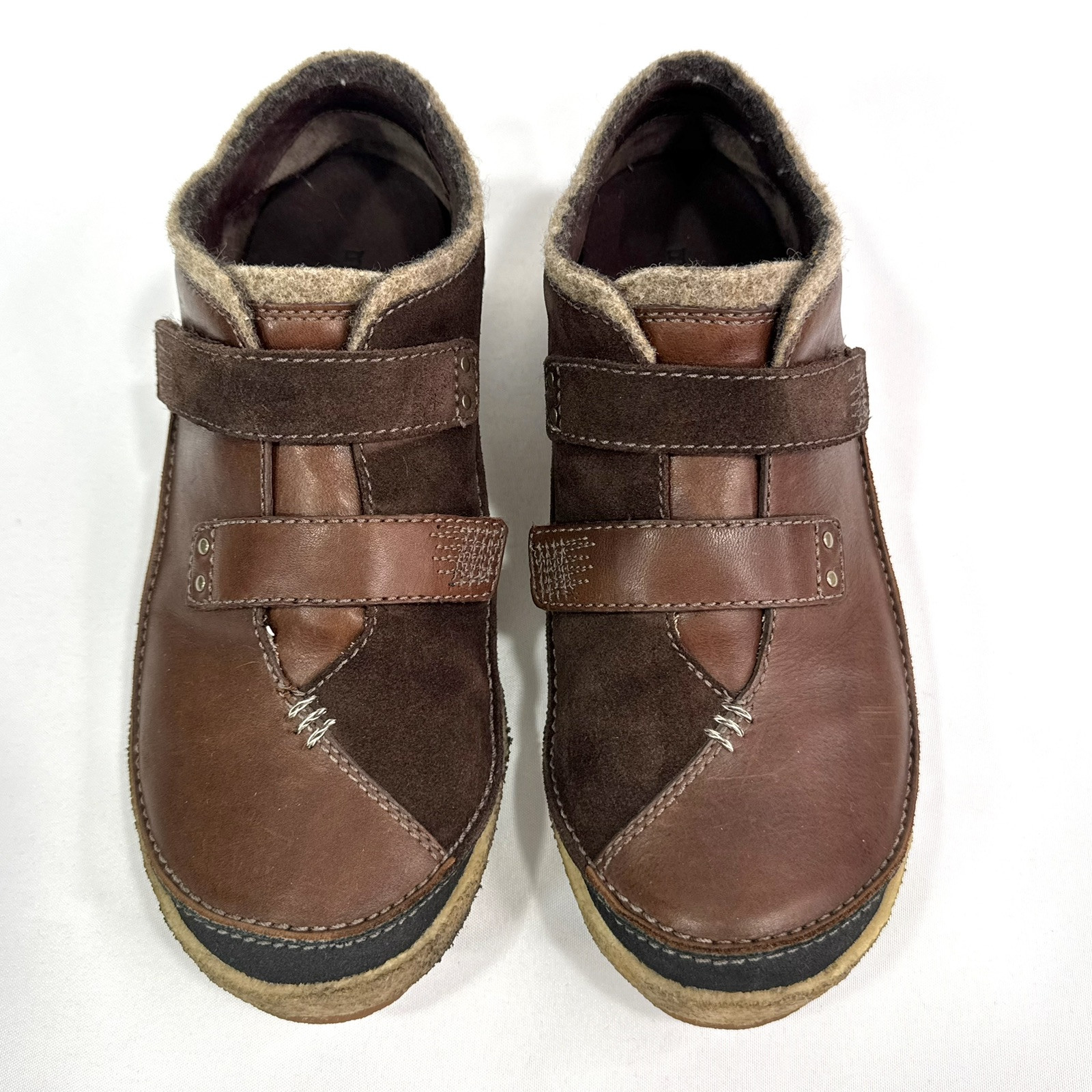 Merrell Vienna scarpe da sella casual da donna in pelle marrone con gancio e passante taglia 9 5