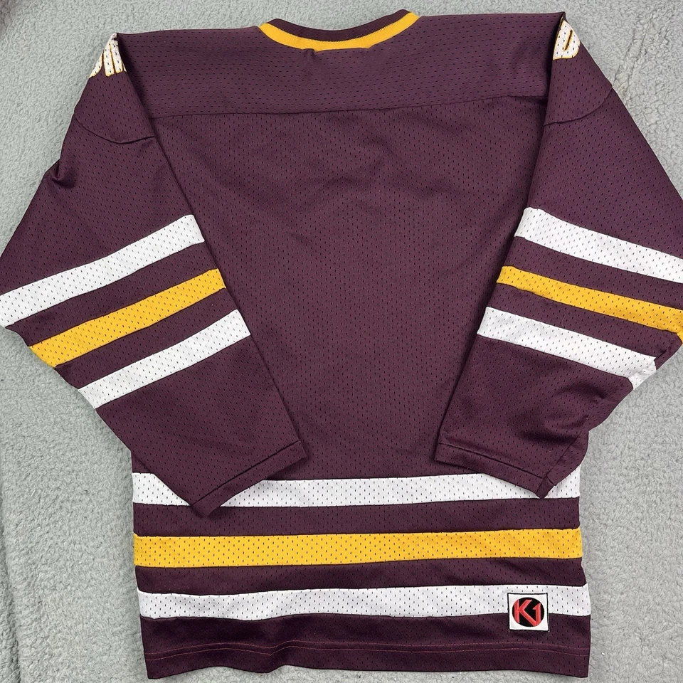 Винтажная хоккейная футболка University of Minnesota Duluth Bulldogs K1 спортивная одежда размер M - Изображение 4 из 4