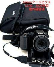 Nikon COOLPIX L340 Digital Camera 28x Zoom with Case Used Japan