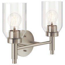 Kichler 55184 Madden 2 Light 15"W Vanity Light - Nickel