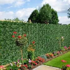 3M-12M Artificial Hedge Ivy Leaf Garden Fence Balcony Privacy Screens Wall Panel