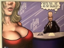 GRAPHIC ART HUMOR CARTOON COMIC Sean Delonas Genius Artist O’REILLY & “Mr. Sulu”