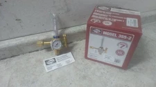 Harris 355-CD-320 3,000 PSIG Max Inlet Pressure Brass Body Flowmeter Regulator