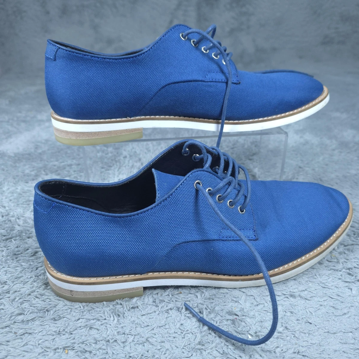 Calvin Klein Shoes Mens Size 11 Blue Canvas Oxford Lace Up AGGUSSIE 34F1712 Calvin Klein Men main image 3