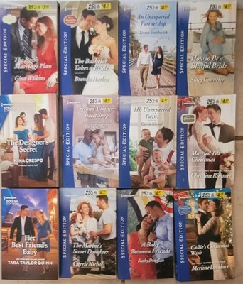 Lot Of 12 Harlequin Special Edition Life and Love Paperback  by Various Authors