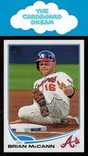 Brian McCann 2013 Topps #116 Atlanta Braves Baseball Card
