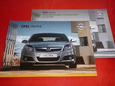 OPEL Vectra C Basis Edition Plus Cosmo Plus OPC Prospekt + Preisliste von 2007