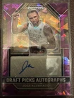 JOSE ALVARADO Georgia Tec 2023-24 Panini Prizm Draft Picks Purple Ice AUTO #7/99