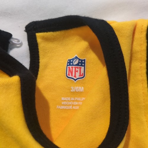 PITTSBURGH STEELERS Infant Girl One Piece Body Suit Creeper 3-6 Months Set - Picture 2 of 9