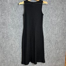 Lauren Ralph Lauren Black Textured Open Knit Sleeveless Midi Dress Womens Medium