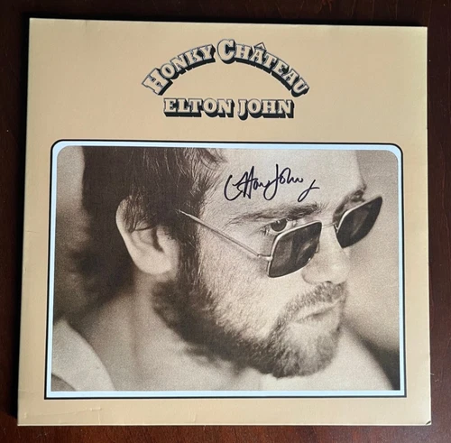 Elton John SIGNED Honky Chateau Vinyl