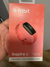 Fitbit Inspire 2 Fitness Tracker Heart Rate Brand New, Desert Rose
