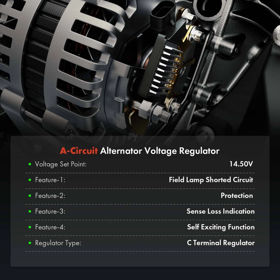 Regulador alternador para Mitsubishi Outlander 2011-2019 Lancer 2008-2017 14,50 V Foto 2 de 4