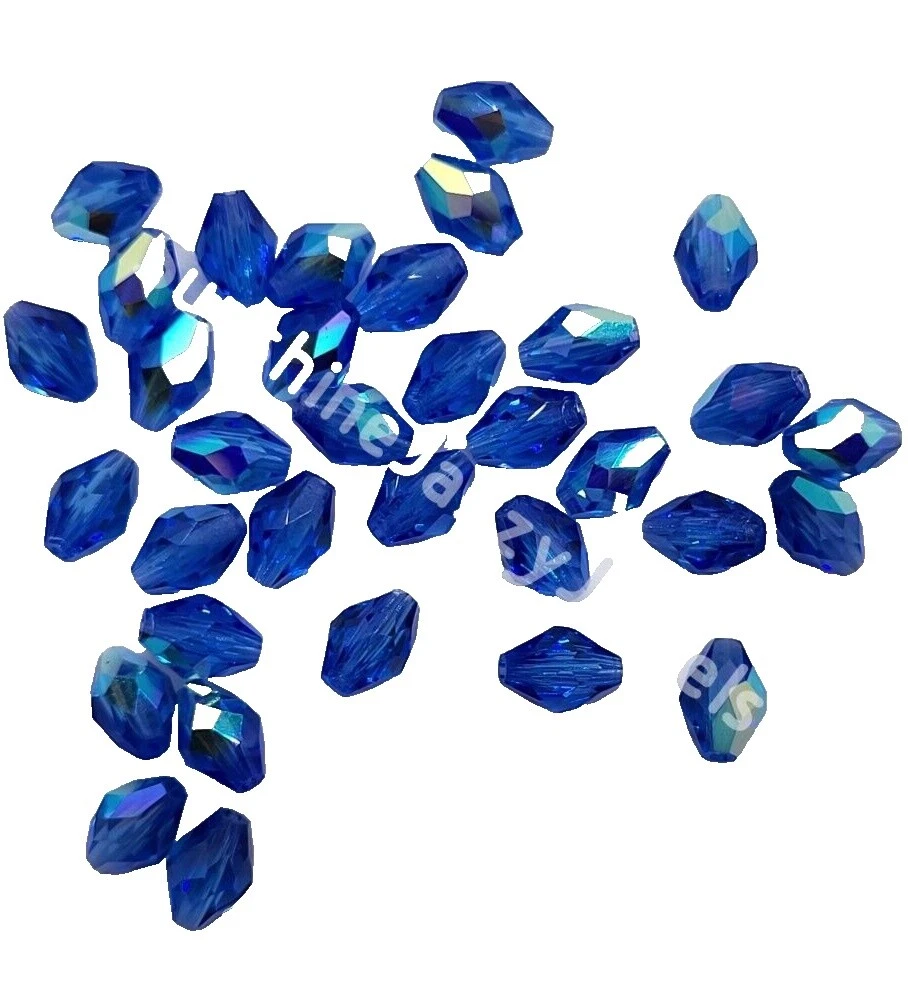 Glass Oval Jewelry Making Beads