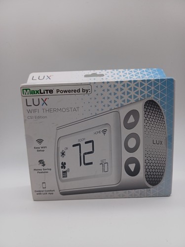 MaxLite Powered By LUX - Smart Programmable Wi-Fi Thermostat - White Brand New - Picture 5 of 6