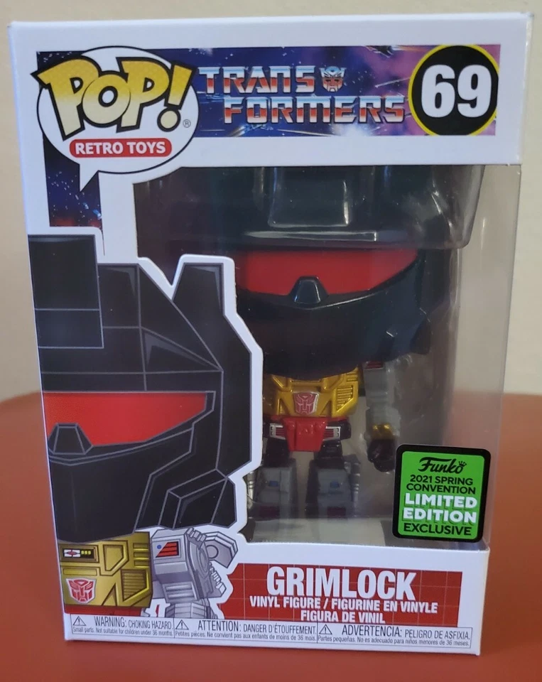 Transformers: Grimlock (2021 ECCC Shared Sticker) Exclusive Funko Vinyl Figure - Image 2 of 4