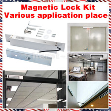 280kg 600Lbs Force 12V DC Invisible Installation Single Door Magnetic Lock