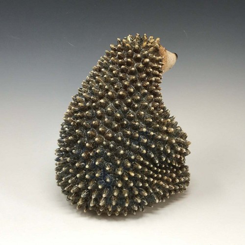 Studio Kunst Keramik Igel Skulptur Figur Margaret Wozniak 8" groß - Bild 7 von 8