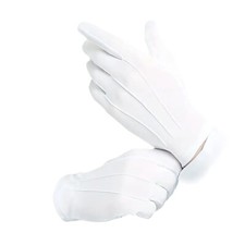 Gloves White Masonic Bands Military Church Policing Parade Funeral Ceremonial
