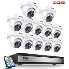 ZOSI 1080P CCTV Security Camera System 8CH 16CH DVR Home Surveillance Outdoor