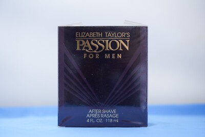 PASSION BY ELIZABETH TAYLOR FOR MEN AFTER SHAVE 4 FL OZ - NEW IN BOX
