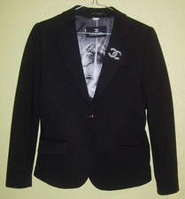 42) elegant black women's blazer Chanel look (not genuine) only in look)