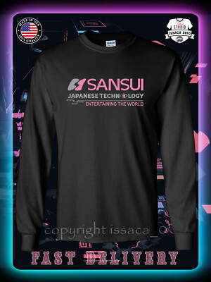 New Sansui Electronic Japan Technology Men's Long Sleeve T-Shirt American Tees