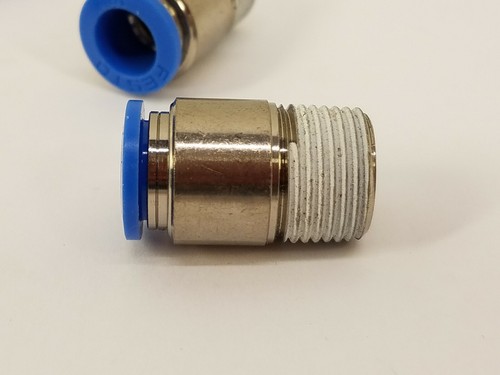 Festo QS Push-In Fitting Lot - (6) QS-1/2-10 (190646), (2) QS-1/2-10-I (190648) - Picture 10 of 12