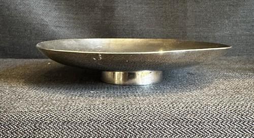 Sterling Silver Leslie Gorden Durbin dish circa 1950s w/pond Lily - Picture 6 of 6