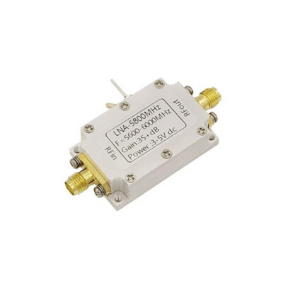 5.6-6GHz LNA Low Noise Amplifier 5800MHz Image Transmission 2.4GHz RF Amp w/ SMA