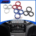Console AC Radio Switch Knob Cover Trim Ring For Jeep Grand Cherokee 2014 - 2021