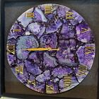 Amethyst Wall Clock - Gemstone Occasional Gifts Wall Decorative