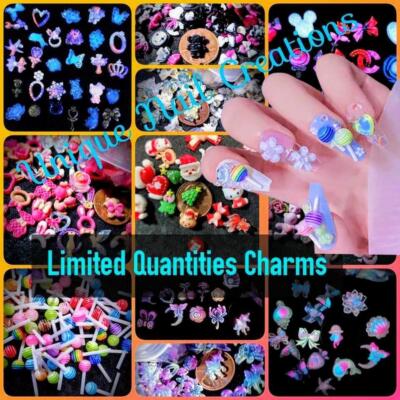 NAIL ART CHARMS U CHOOSE SALE~Nail Acrylic Gel BodyArt Festival Craft  DIY RESIN