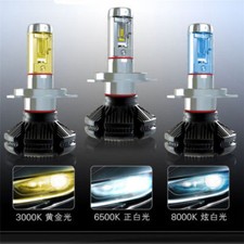 Kit X3 LED H11 Headlight LED Cree 6500k - 6000 Lumen 12V Xenon Fari Auto 60W - Miniatura 4