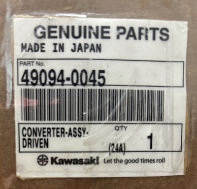 Kawasaki 2009-23 Mule 4000 4010 KAF620 : Driven Converter Assy 49094-0045 New